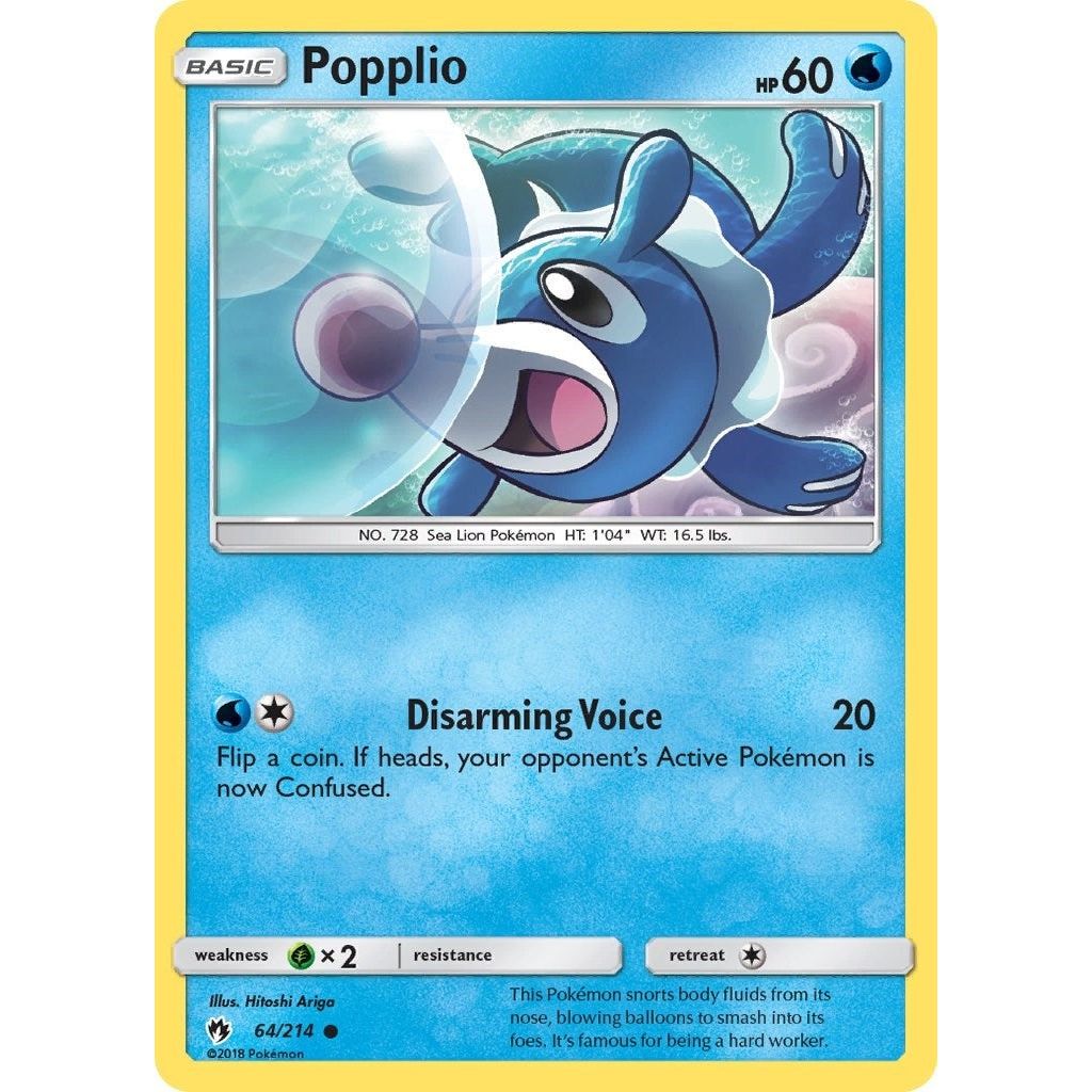 Popplio (64) (64/214) (SM8)