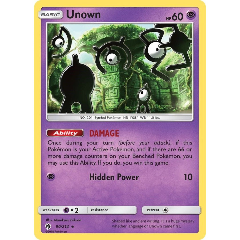 Unown (90) (90/214) (SM8)