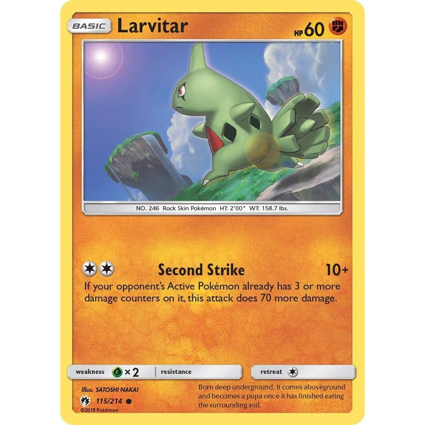 Larvitar (115) (115/214) (SM8)