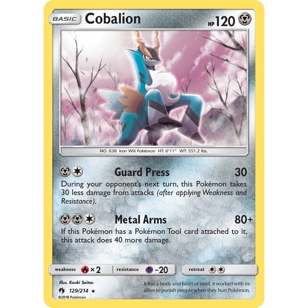Cobalion (129/214) (SM8)