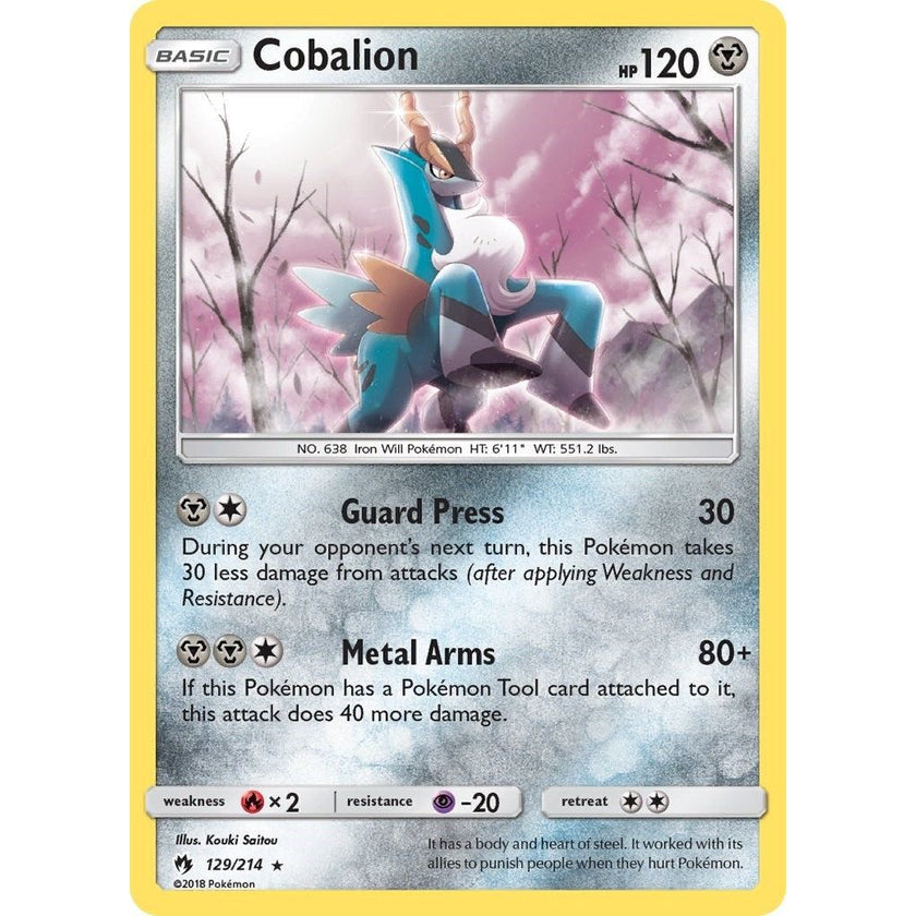 Cobalion (129/214) (SM8)