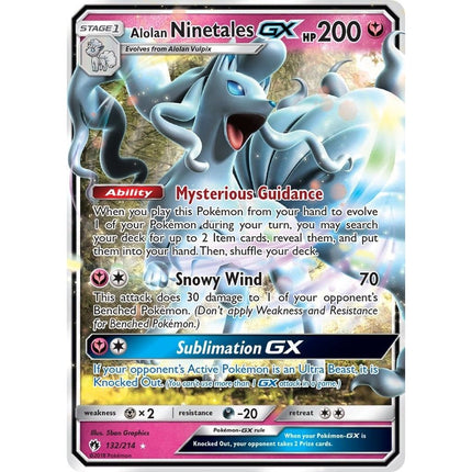 Alolan Ninetales GX (132/214) (SM8)