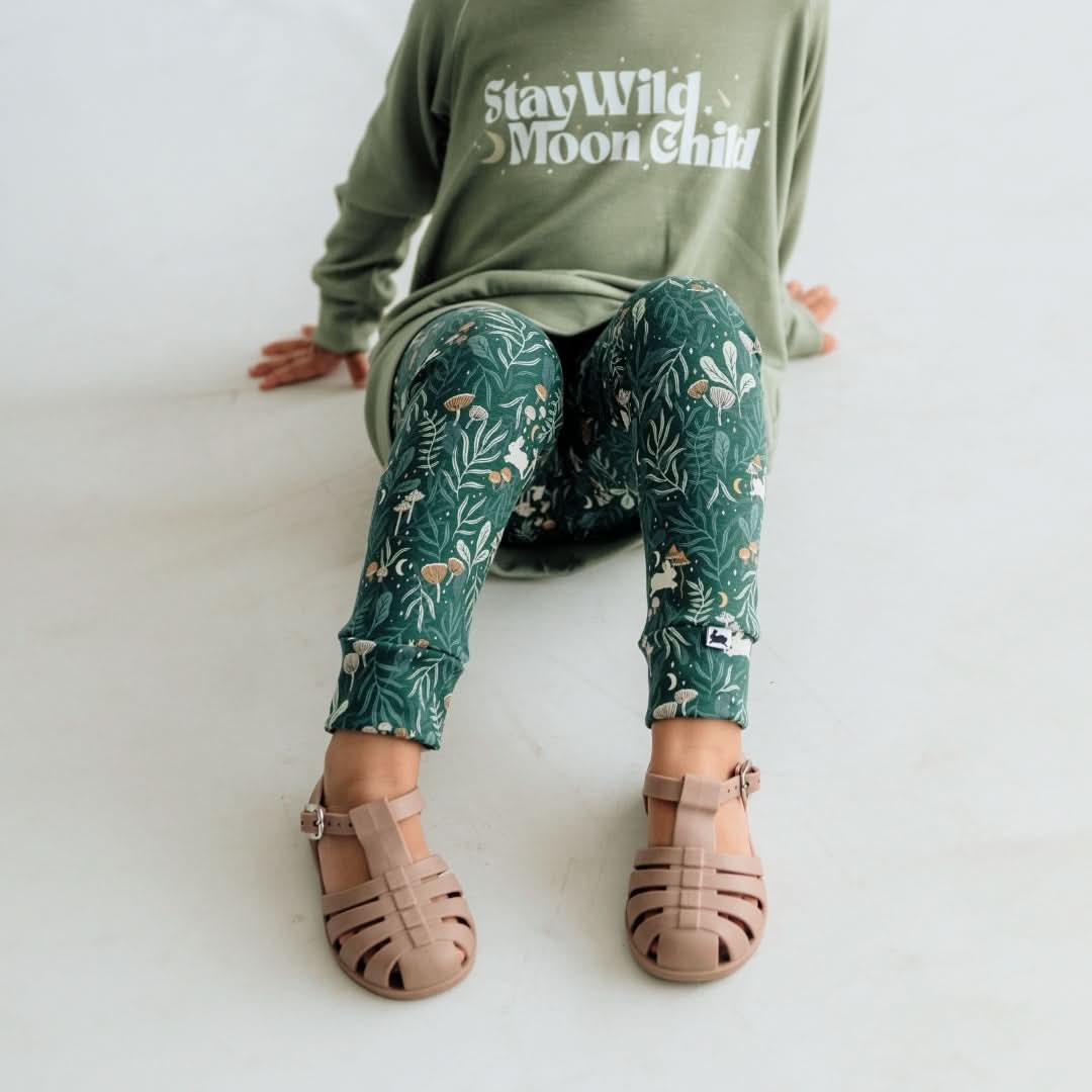 Kids' Bamboo Leggings | Outer Space