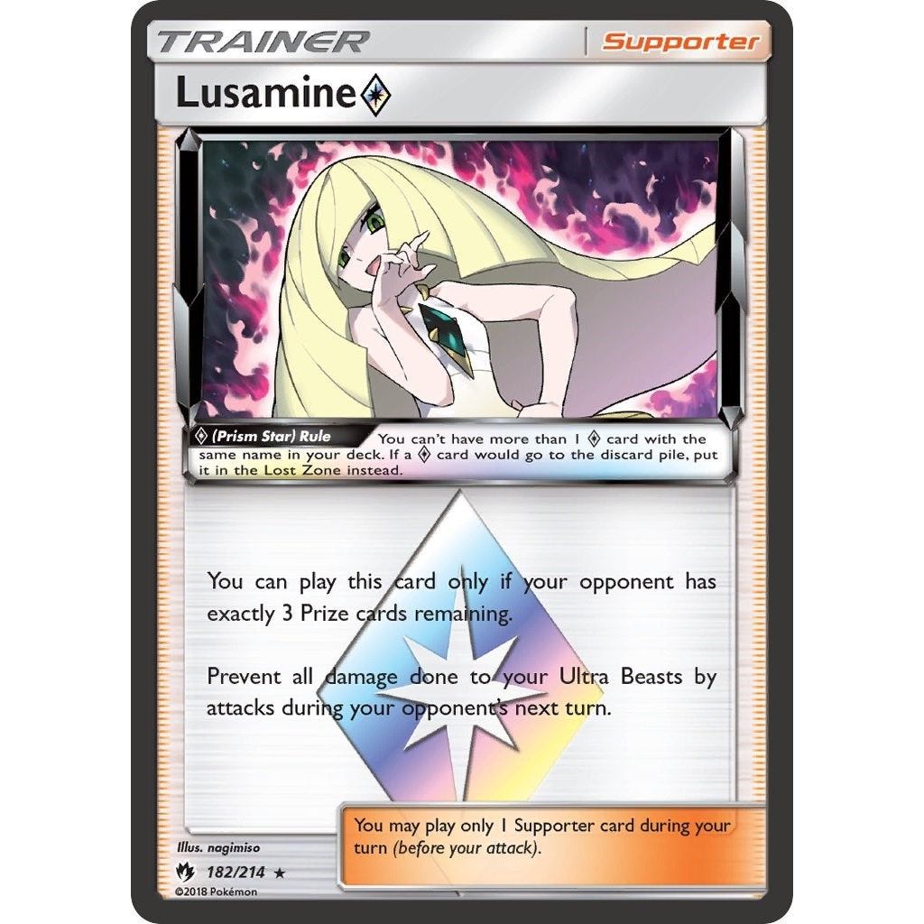 Lusamine Prism Star (182/214) (SM8)