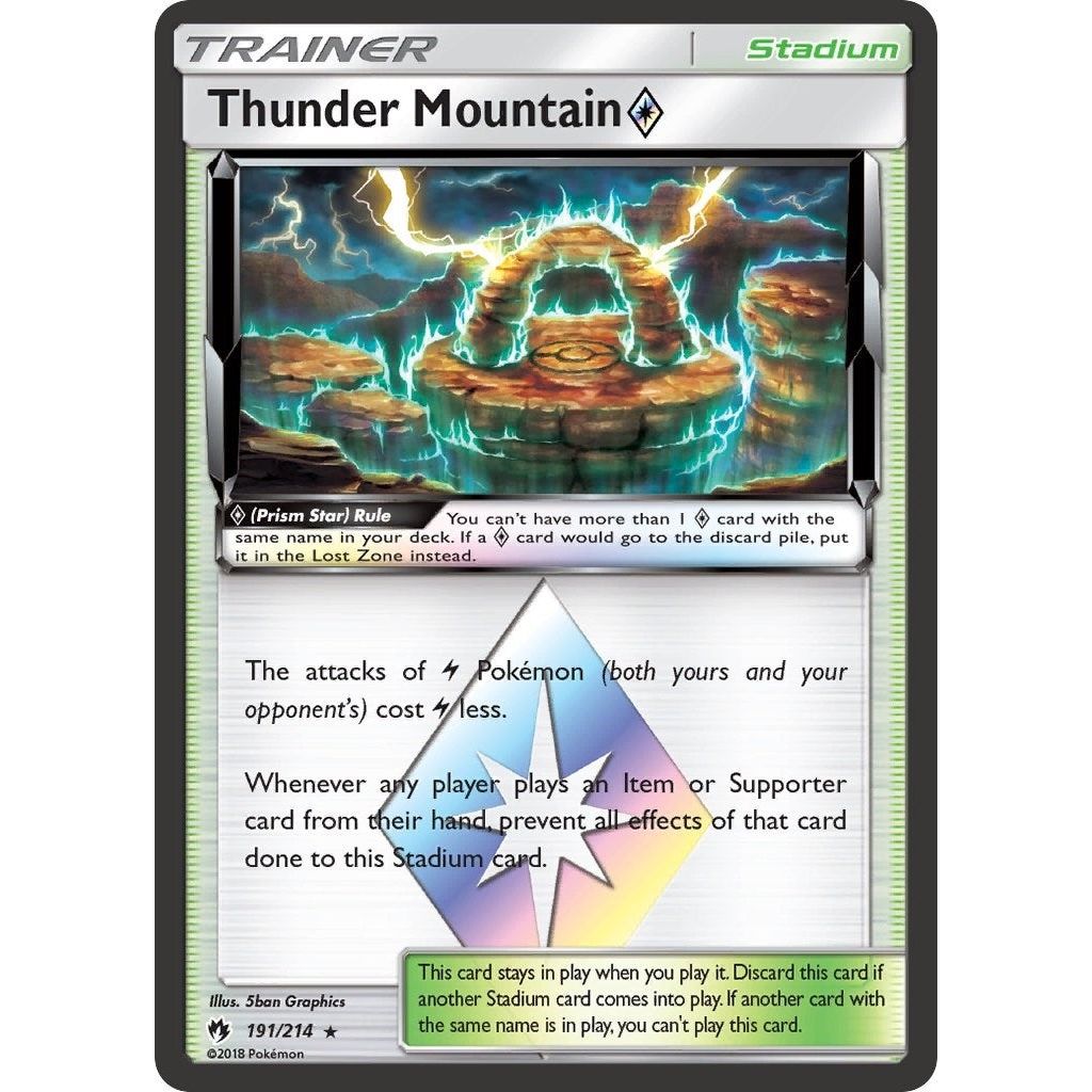 Thunder Mountain Prism Star (191/214) (SM8)