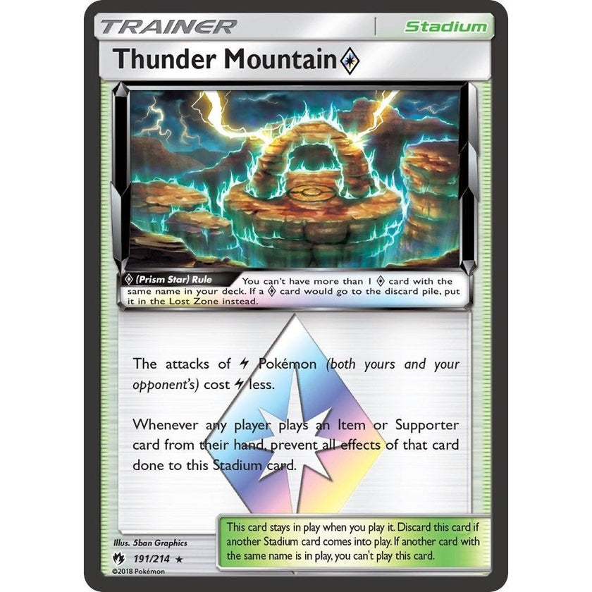 Thunder Mountain Prism Star (191/214) (SM8)