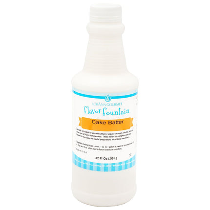 Cake Batter (White) Flavor - 4 oz. - 32 oz. - Ice Cream and Beverage Flavors - LorAnn Oils - Canadian Distribution