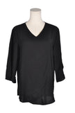 UNBRANDED Women Tunics Regular fit in Black - M