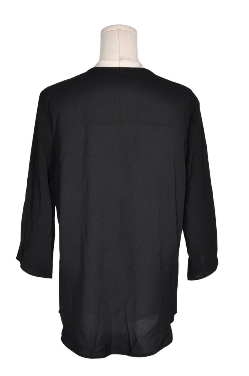 UNBRANDED Women Tunics Regular fit in Black - M