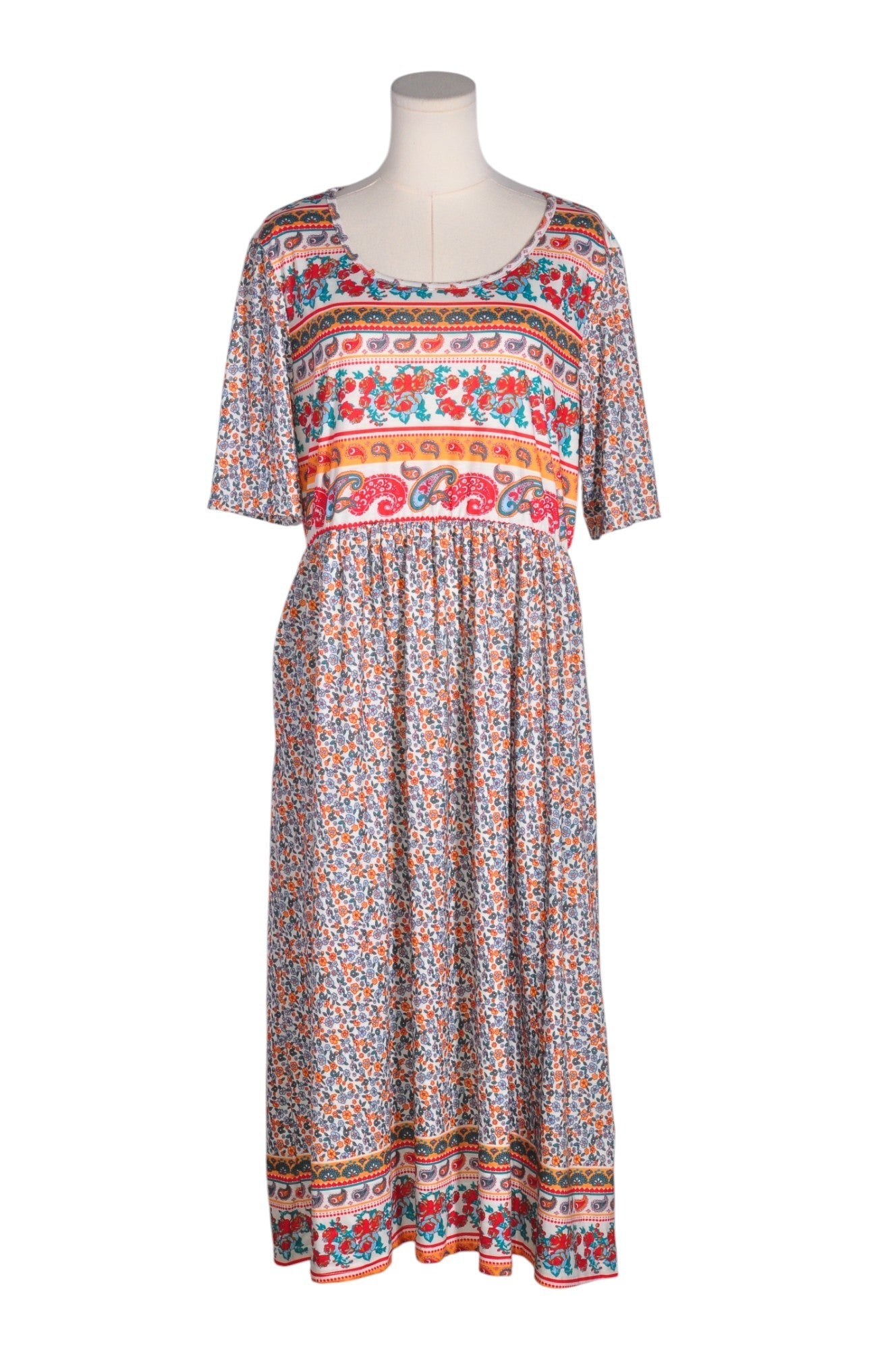 UNBRANDED Women Maxi Dresses Regular fit in Pink - XL
