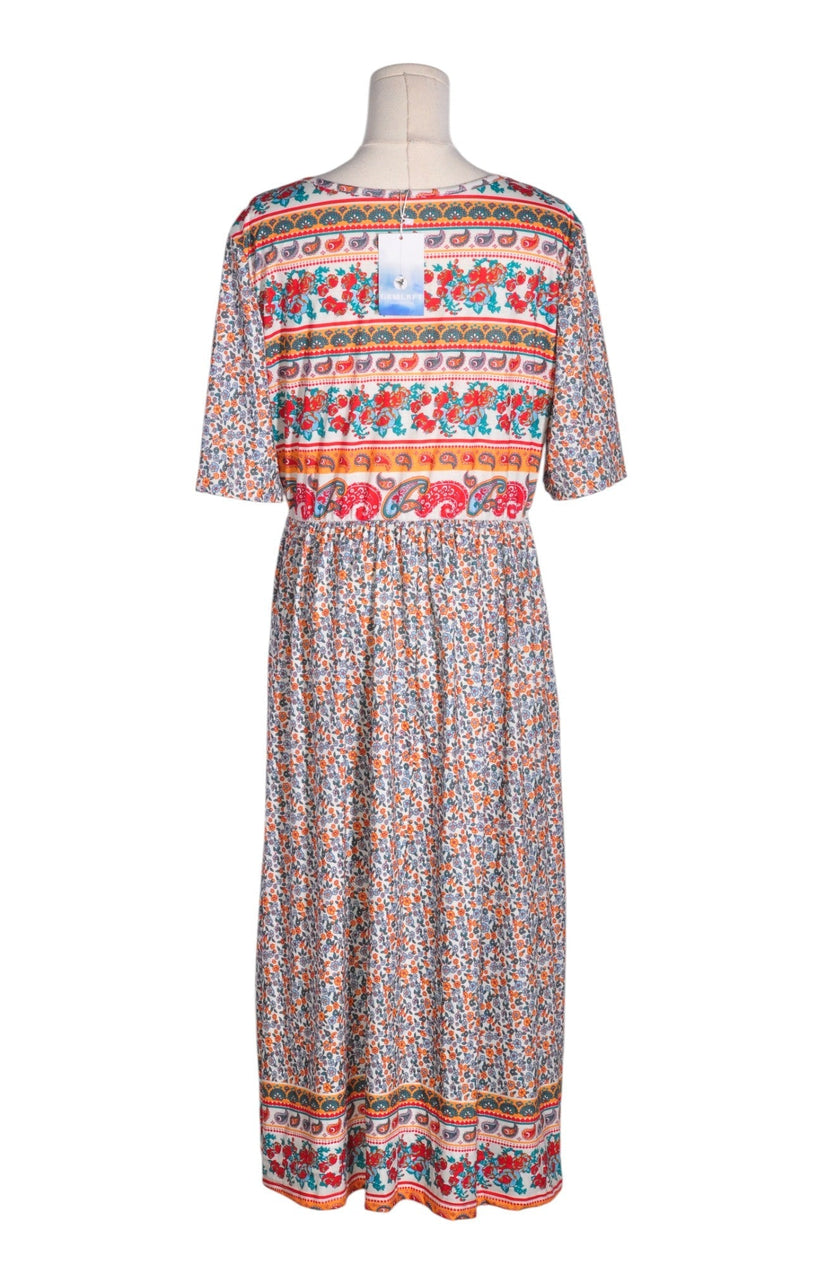 UNBRANDED Women Maxi Dresses Regular fit in Pink - XL