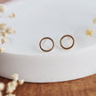 EMMA, Geometric stud Earrings, Minimalist