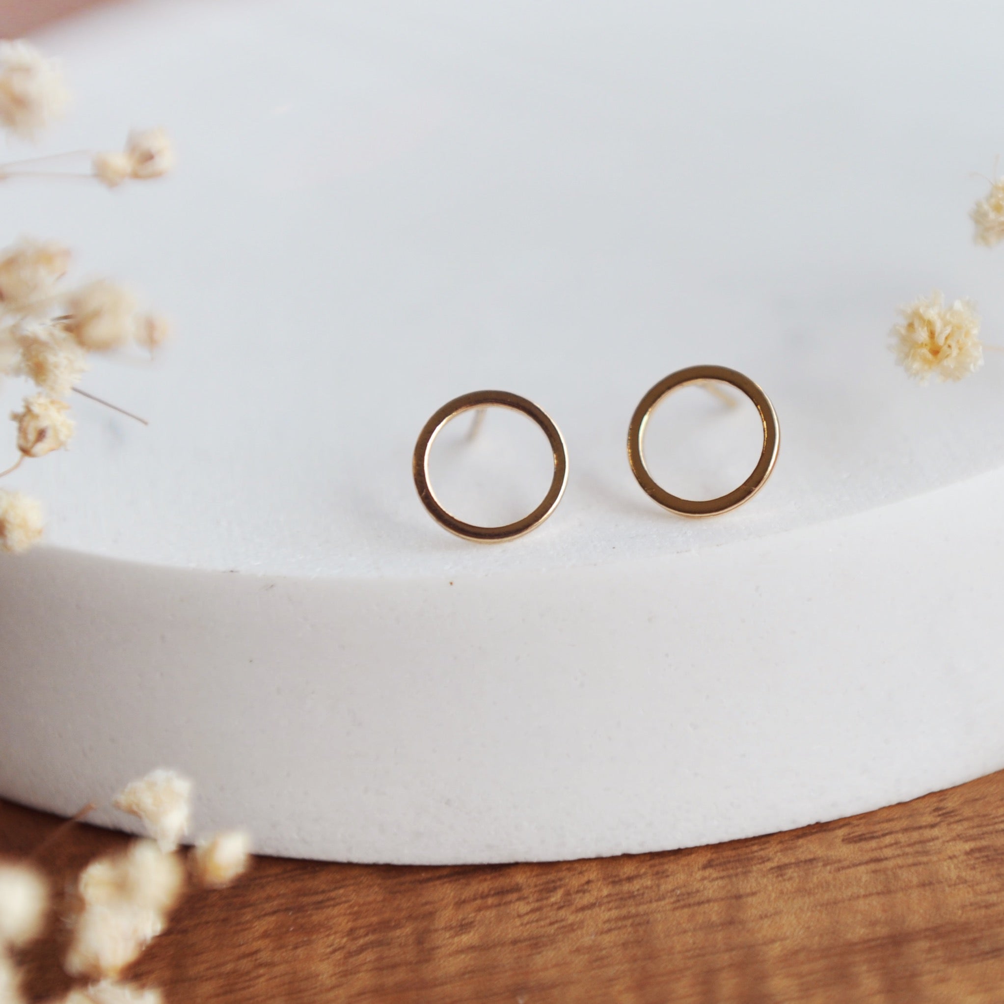 EMMA, Geometric stud Earrings, Minimalist