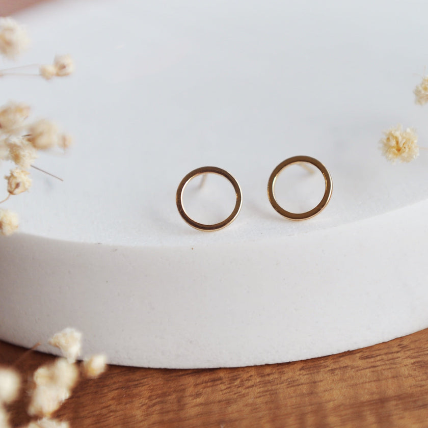 EMMA, Geometric stud Earrings, Minimalist