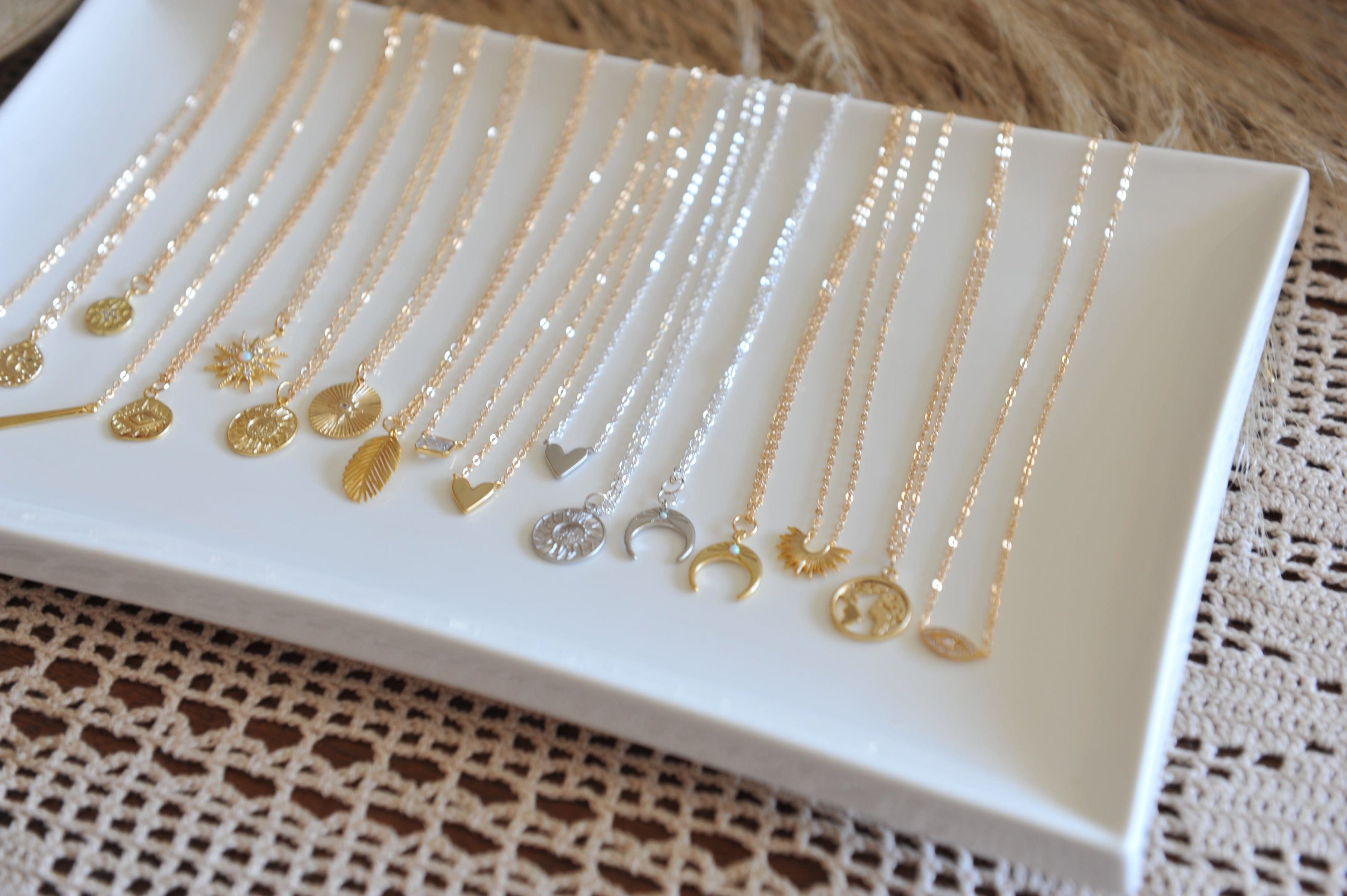 World Map Necklace