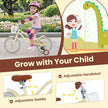 14 Inch Kids Bike Adjustable with Training Wheels Ages 3-8 Years Olds-14 inches
