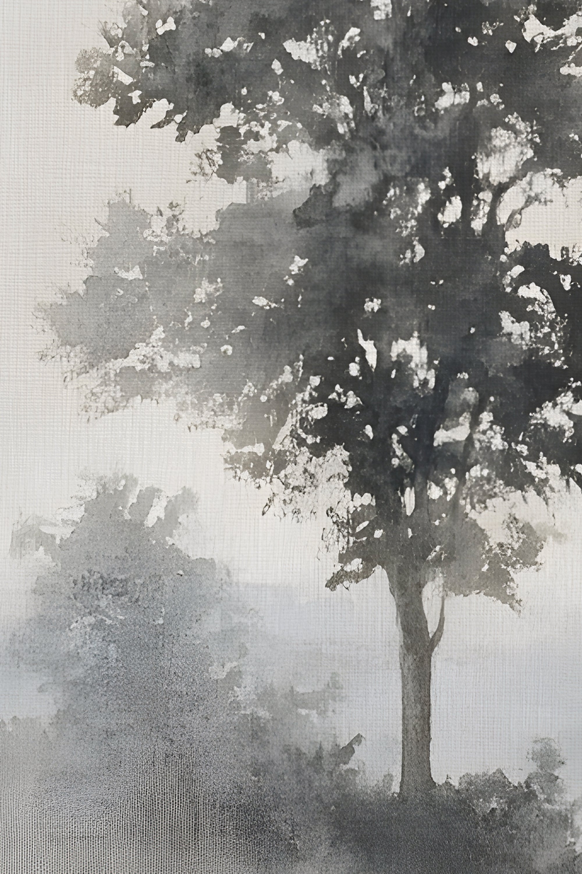 SILENCE DE LA BRUME, CADRE VINTAGE ARGENT