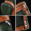 Portable Cigar Bag contains Humidifier and Cigar Cutter