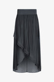 Women's Knit/Woven Combo Skirt