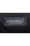 CHANEL New Travel Line Vintage Tote Bag Nylon Leather Black Junk 1911J