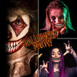 18 Pieces Of Scary And Realistic Design Halloween Temporary Tattoo Stickers