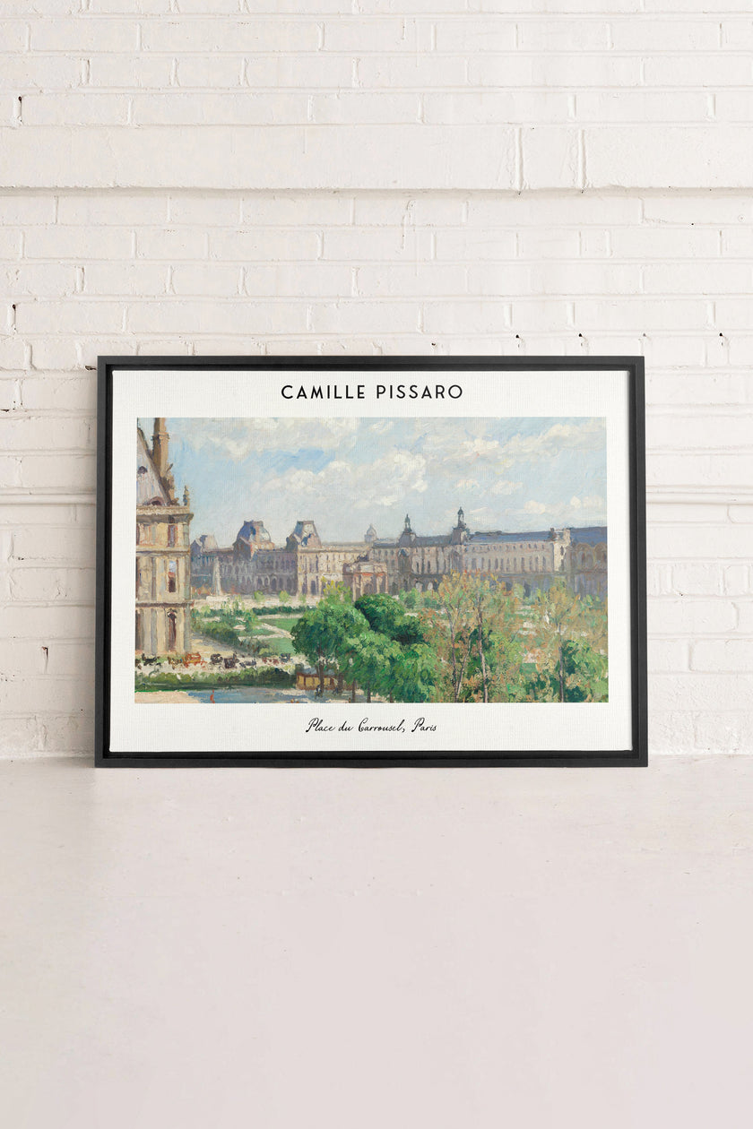PLACE DU CARROUSEL, Oeuvre sur toile étirée