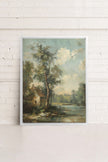 French Homestead, Oeuvre sur toile étirée