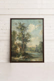 French Homestead, Oeuvre sur toile étirée