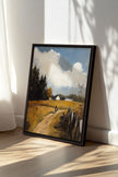 THROUGH THE FIELDS, Oeuvre sur toile étirée