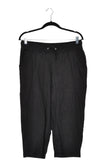 HANES Men Capri Pants Regular fit in Black - 1X