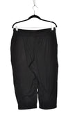 HANES Men Capri Pants Regular fit in Black - 1X