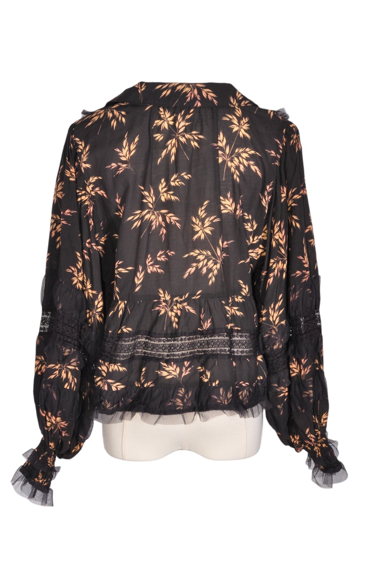 ANTHROPOLOGIE Women Blouses Regular fit in Black - S