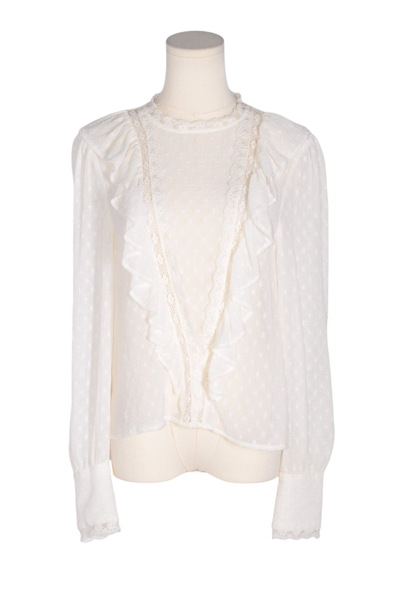 ZARA Women Blouses Regular fit in White - XS