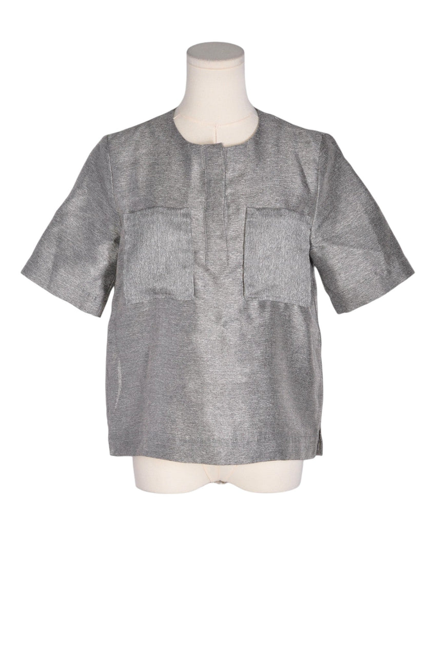 H&M Women Blouses Regular fit in Gray - 8