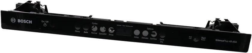 Bosch Dishwasher Facia Panel Part 00777878 -Black