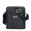 Men's Oxford Cloth Messenger Bag – Shoulder & Crossbody, Black & Brown