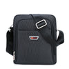 Men's Oxford Cloth Messenger Bag – Shoulder & Crossbody, Black & Brown