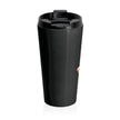 Travel Mug — Colorful Neon Paw Print Stainless Steel Tumbler