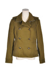 BANANA REPUBLIC Women Peacoats Regular fit in Green - S