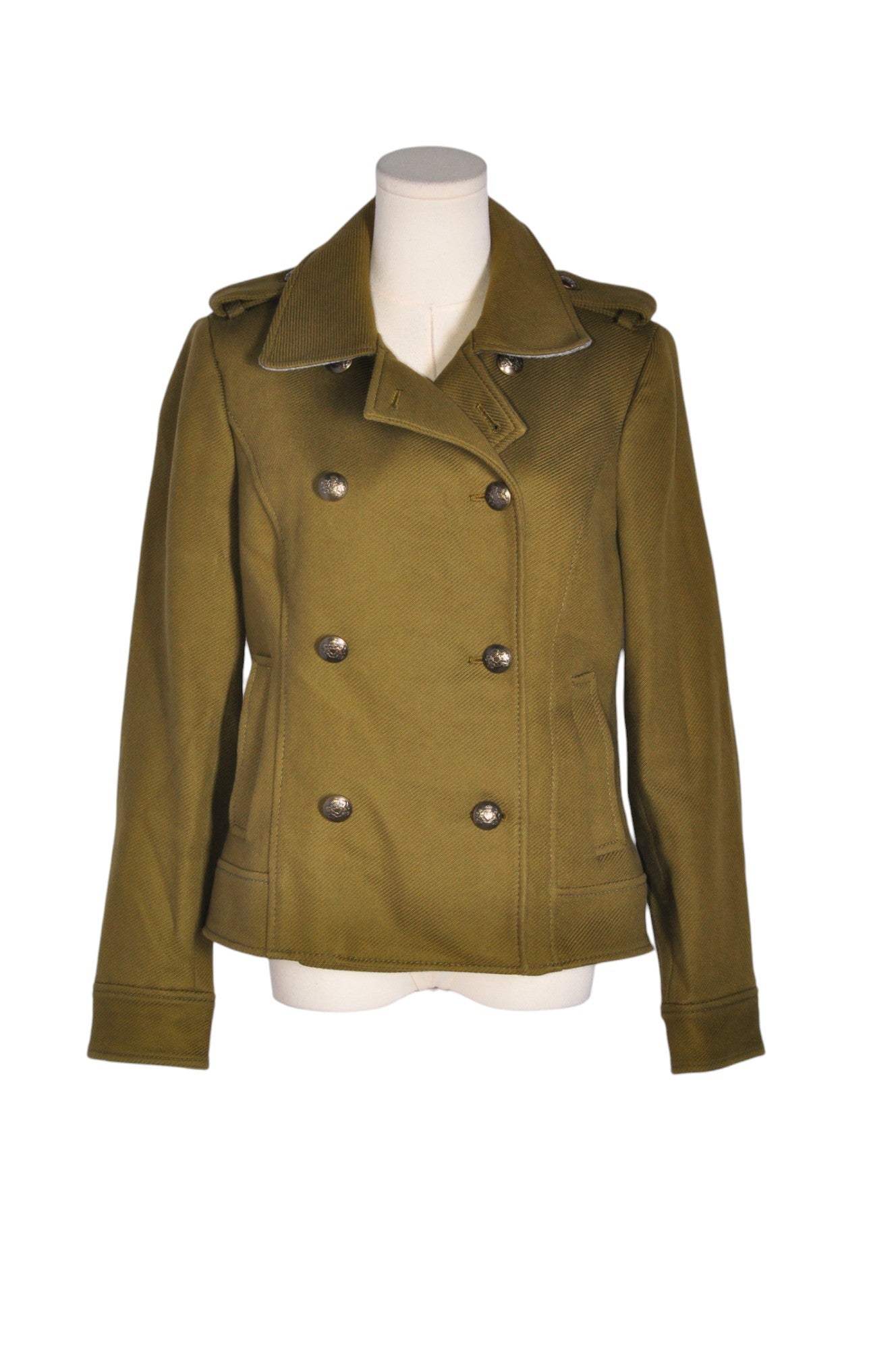 BANANA REPUBLIC Women Peacoats Regular fit in Green - S