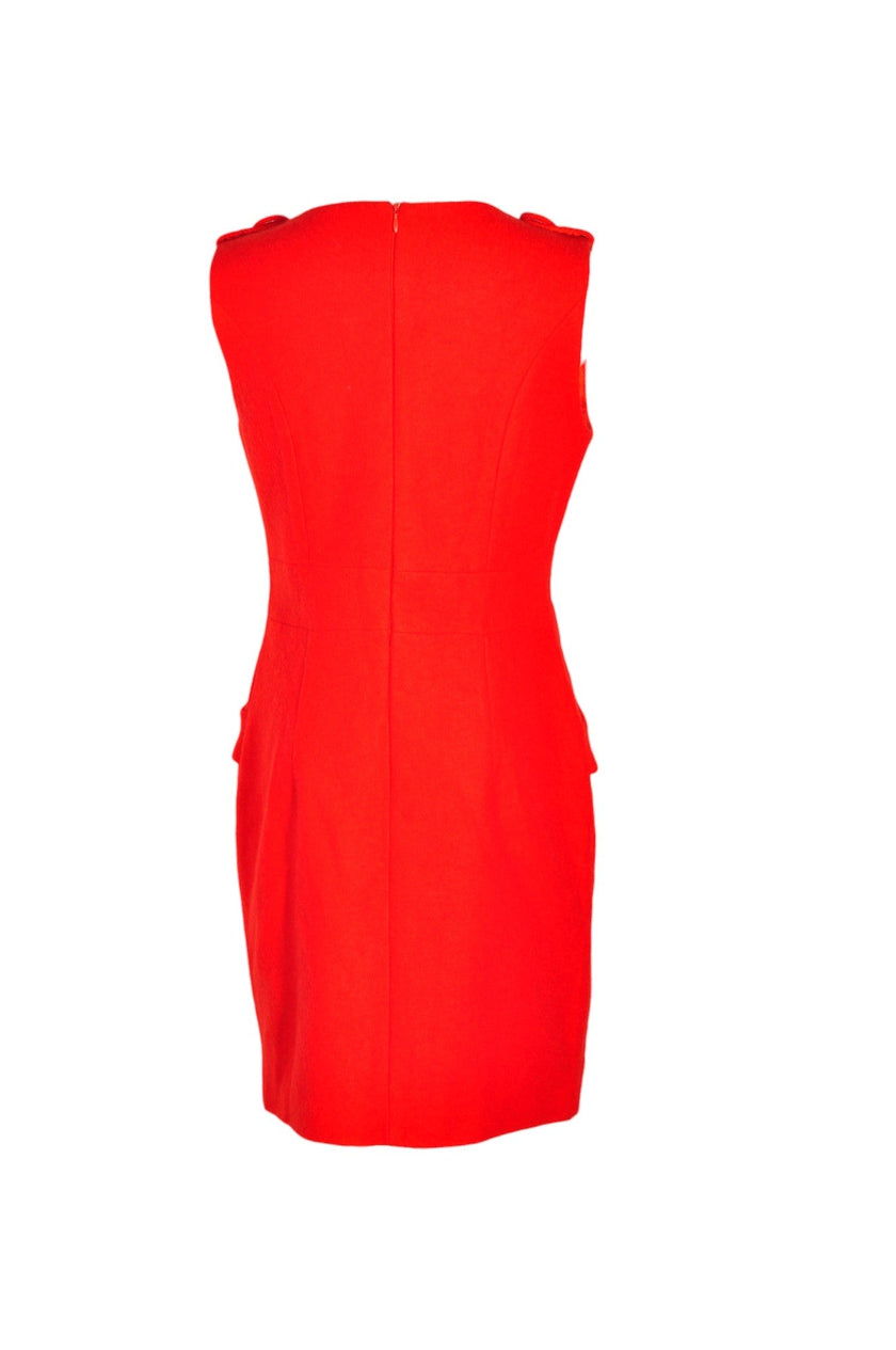 UNBRANDED Women Sheath Dresses Regular fit in Red - S