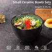 Creative Western Food  Kiln Change Peacock Green Bowl Pant 24oz Bowl Set Of 4 For Cereal, Salad, Pasta, Soup, Dessert, Serving Dishwasher, Microwave And Oven