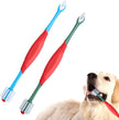Dual-Head Dog Toothbrush – 360 Pet Teeth Cleaning Brush for Plaque Removal, Gum Care & Fresh Breath