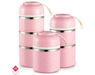 Japanese-Inspired Compartment Lunch Box – Stainless Steel, 1–3 Layer