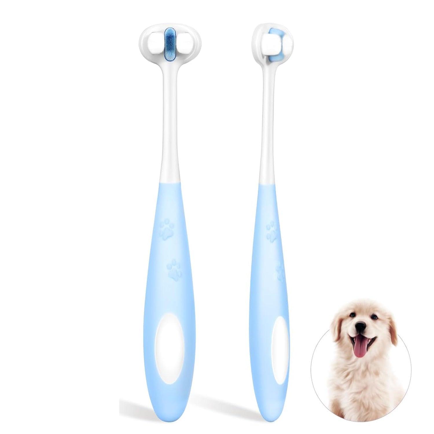 Ultra-Soft Dog Toothbrush –  Soft Bristle Pet Toothbrush for Gentle Dog Dental Care