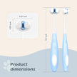 Ultra-Soft Dog Toothbrush –  Soft Bristle Pet Toothbrush for Gentle Dog Dental Care