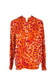 MAISON D'AMÉLIE Women Button Down Tops Regular fit in Orange - XS