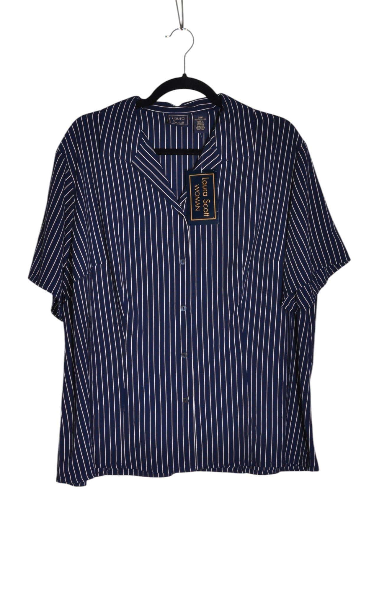 LAURA SCOTT Women Button Down Tops Regular fit in Blue - 20
