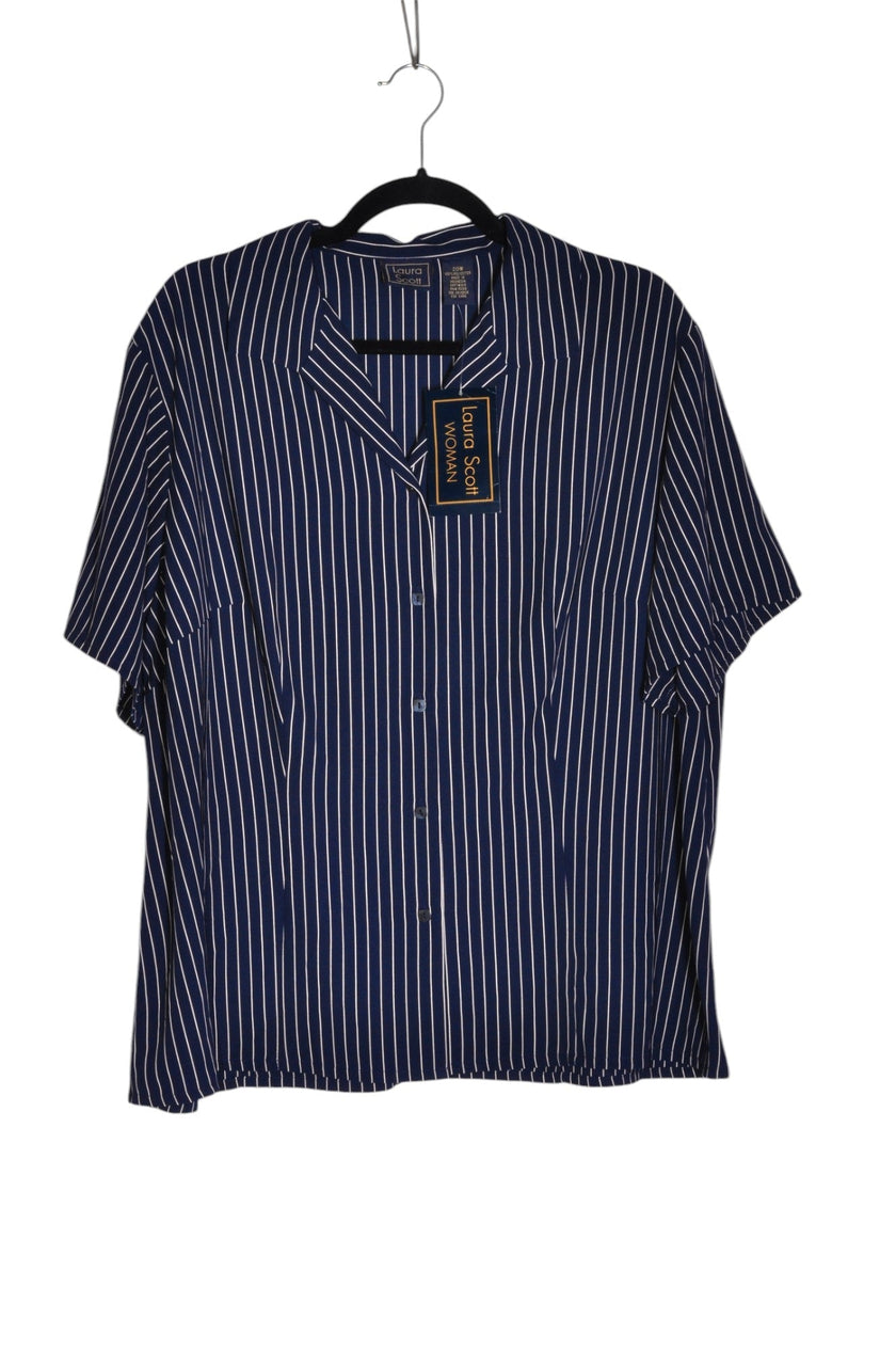 LAURA SCOTT Women Button Down Tops Regular fit in Blue - 20