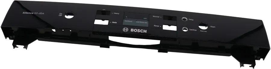 Bosch Dishwasher Facia Panel Part 00770781 -Black